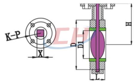 防爆電動衛(wèi)生級蝶閥結(jié)構(gòu)圖