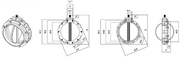 電動粉體蝶閥結(jié)構(gòu)圖