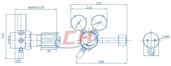 減壓器CHY-2結(jié)構(gòu)圖