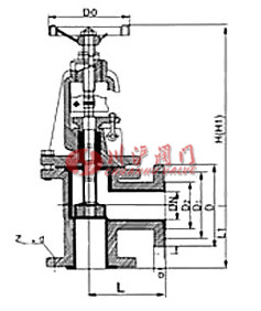 角式截止閥結(jié)構(gòu)圖