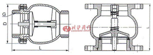 消聲止回閥 結(jié)構(gòu)圖